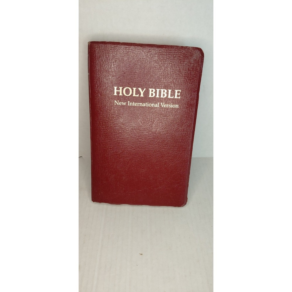 Vintage New International Version of the Holy Bible  "worship"  maroon hardcover